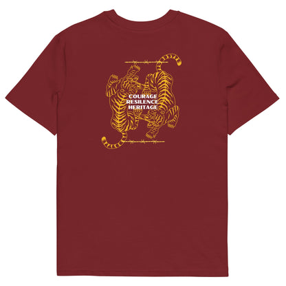 Courage, Resilience and Courage Unisex organic cotton t-shirt - Apparel image 11