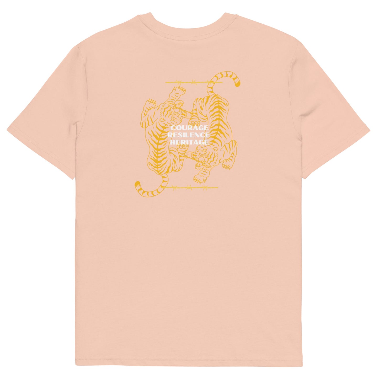 Courage, Resilience and Courage Unisex organic cotton t-shirt - Apparel image 36