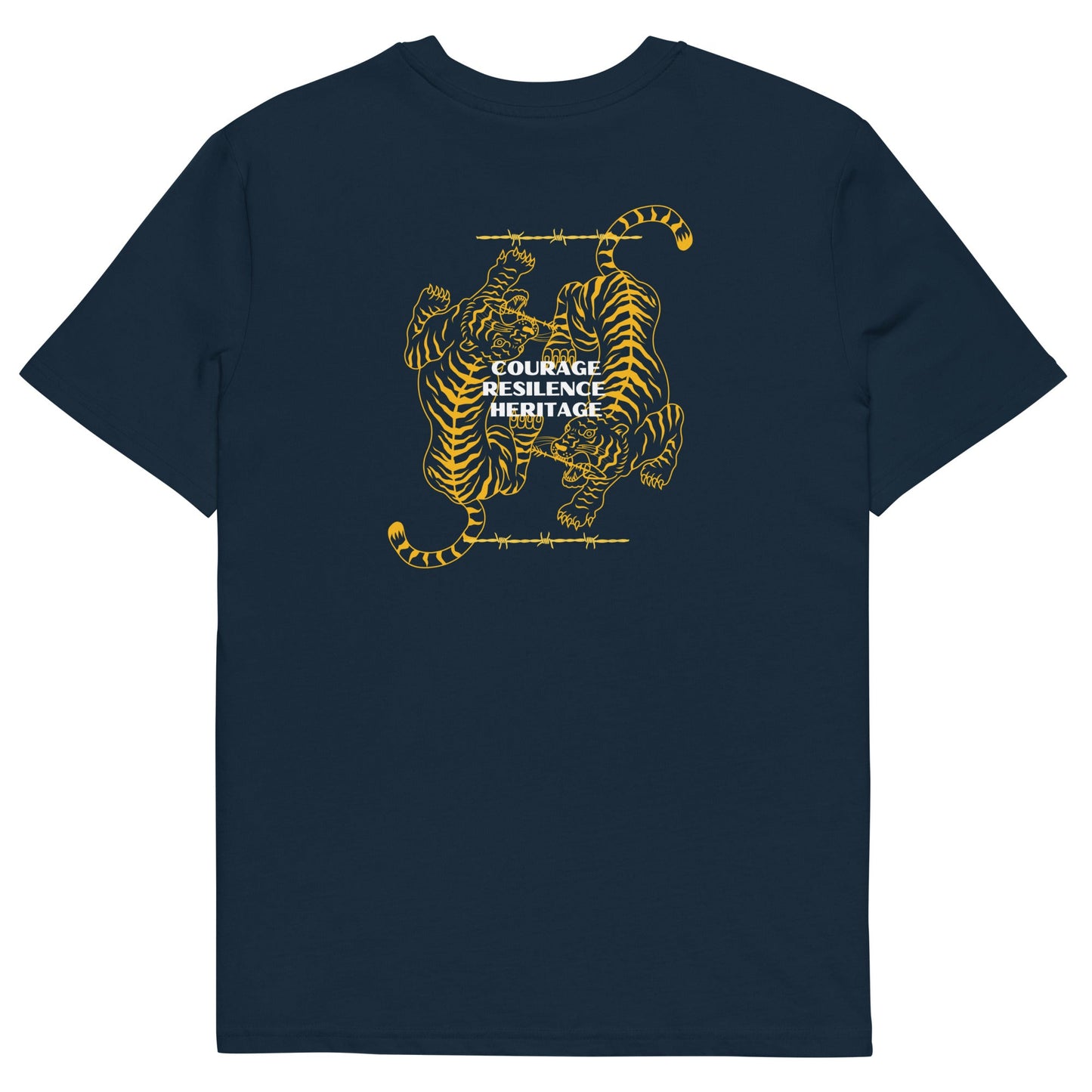 Courage, Resilience and Courage Unisex organic cotton t-shirt - Apparel image 6