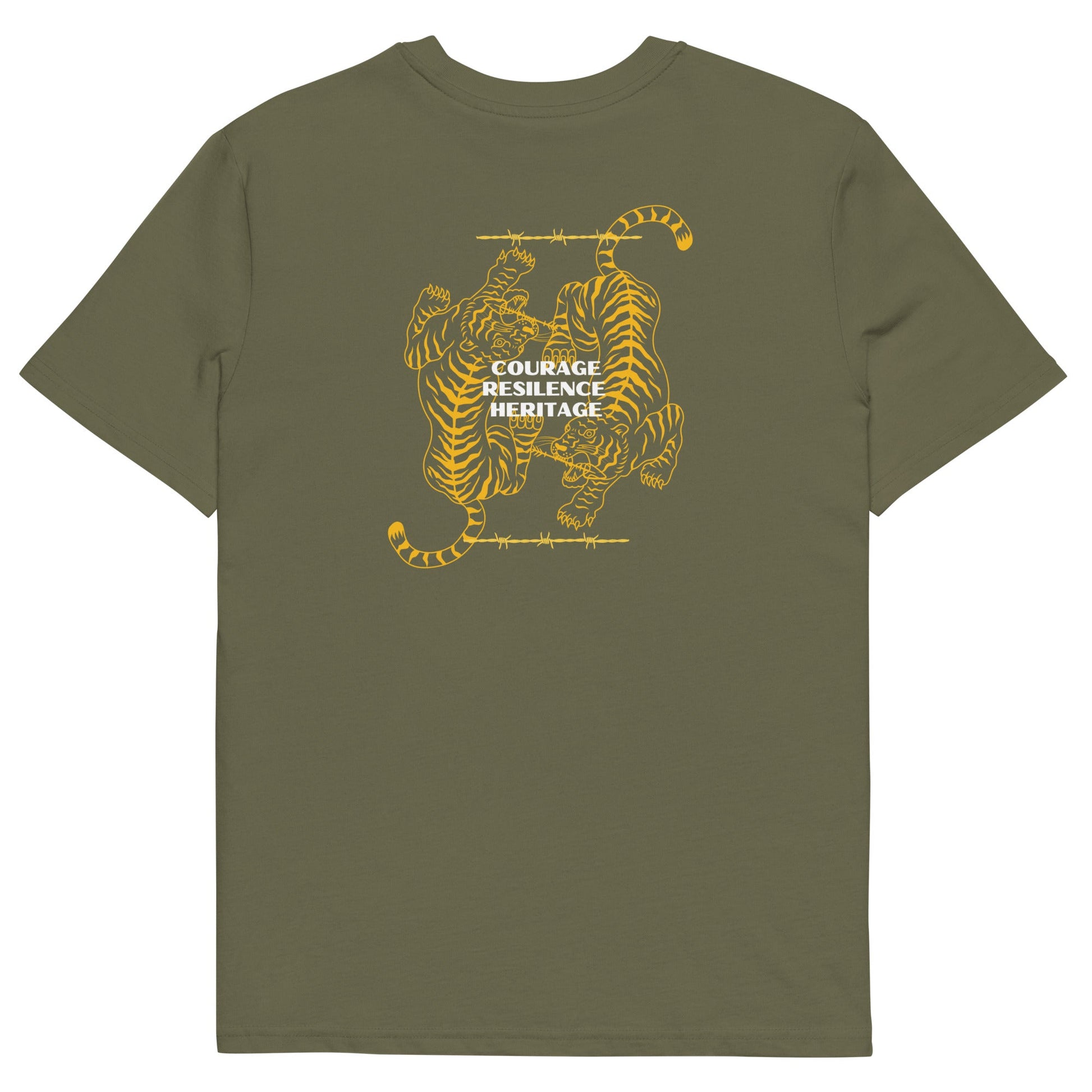 Courage, Resilience and Courage Unisex organic cotton t-shirt - Apparel image 23