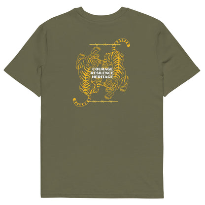 Courage, Resilience and Courage Unisex organic cotton t-shirt - Apparel image 24