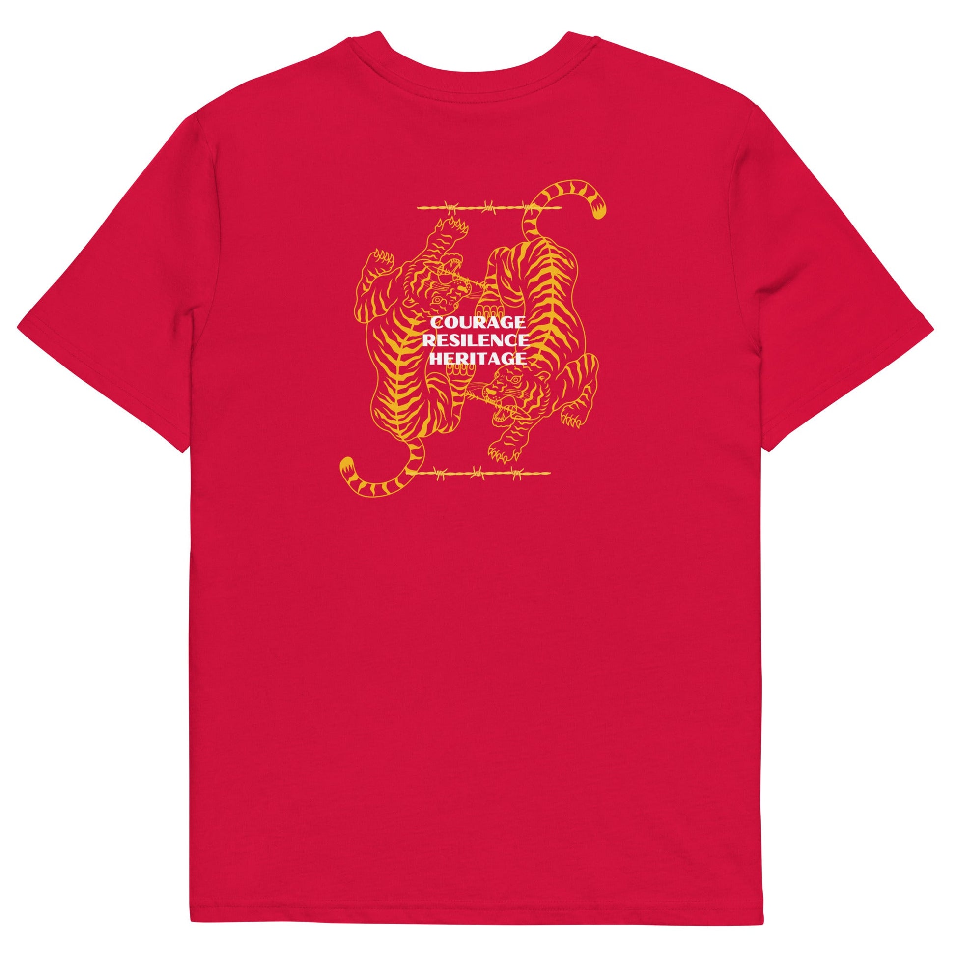 Courage, Resilience and Courage Unisex organic cotton t-shirt - Apparel image 17