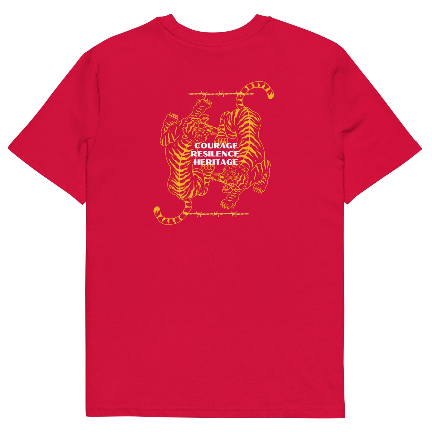 Courage, Resilience and Courage Unisex organic cotton t-shirt - Apparel image 18