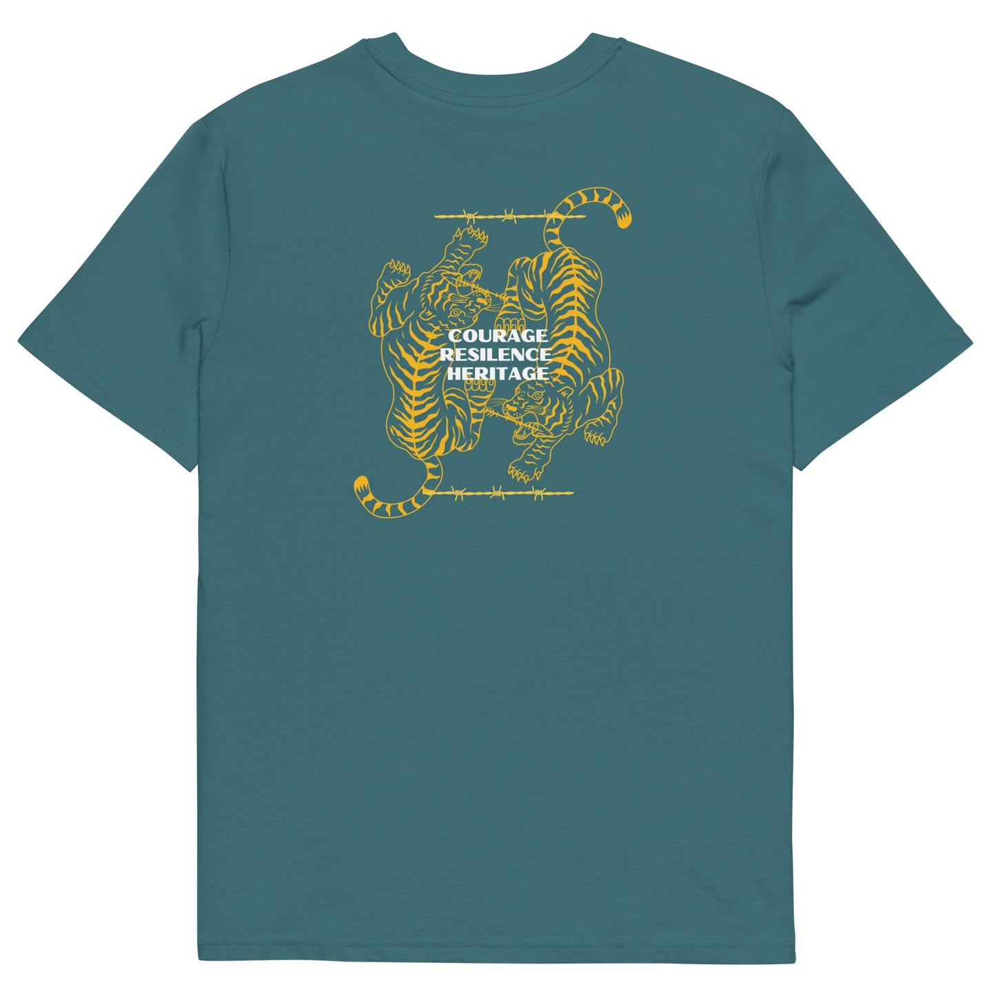 Courage, Resilience and Courage Unisex organic cotton t-shirt - Apparel image 21