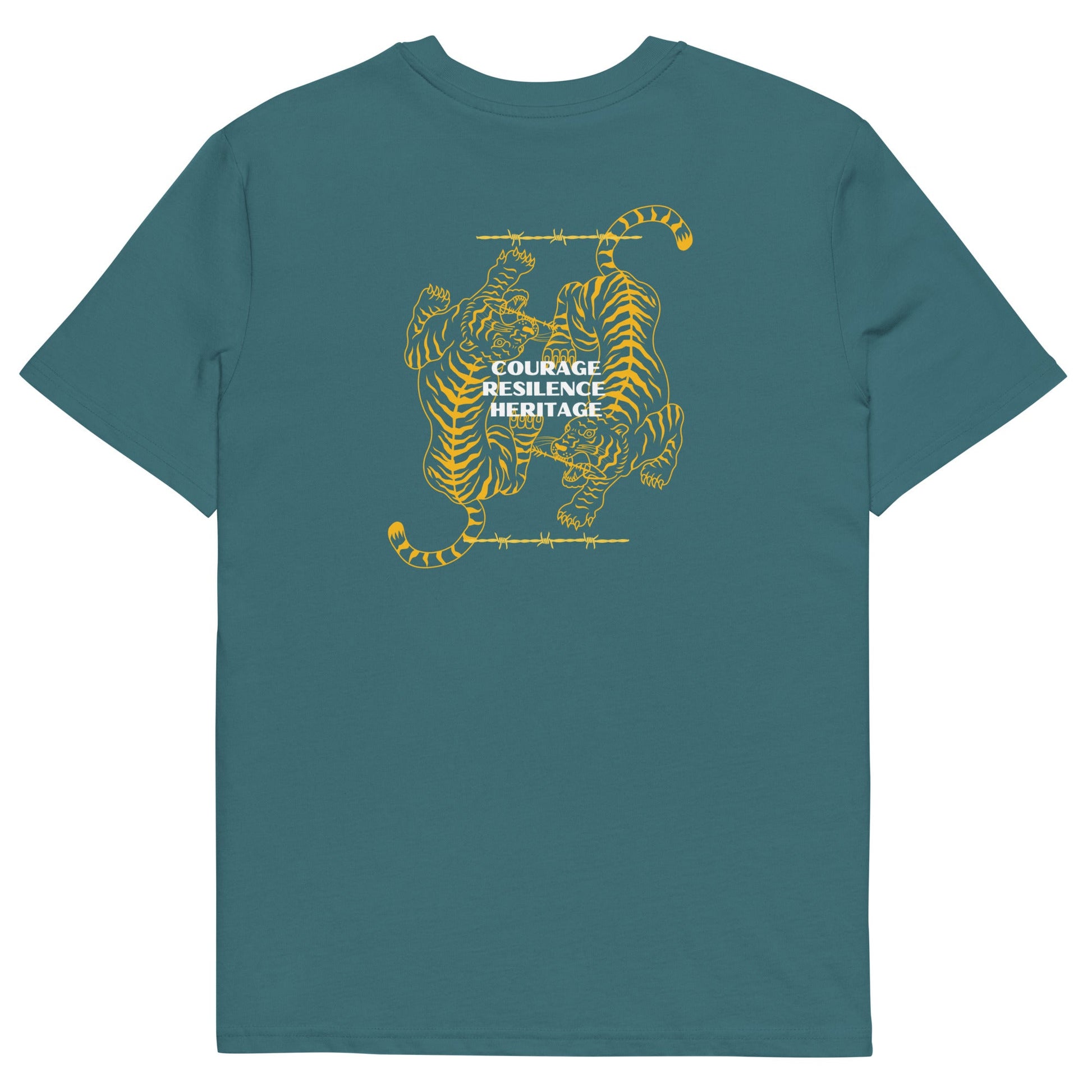 Courage, Resilience and Courage Unisex organic cotton t-shirt - Apparel image 21