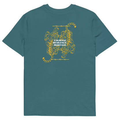 Courage, Resilience and Courage Unisex organic cotton t-shirt - Apparel image 21