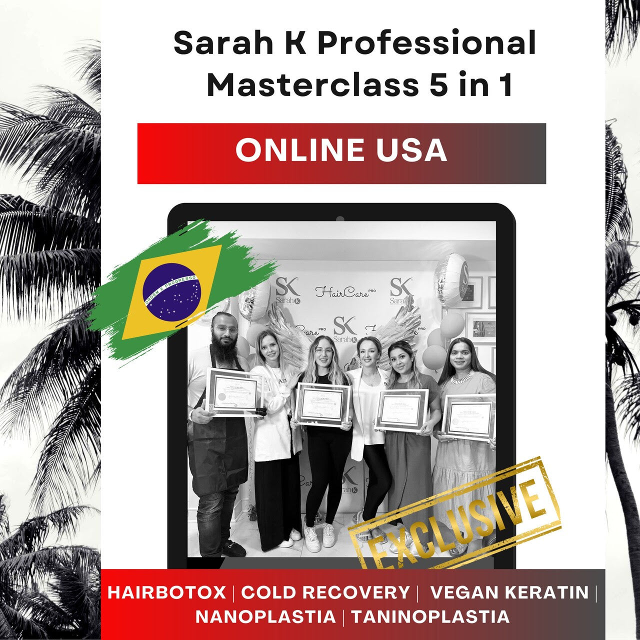 Professional Hair Treatment Training: Sarah K Masterclass 5 in 1 - ONLINE USA - Kitchen & Dining image 1