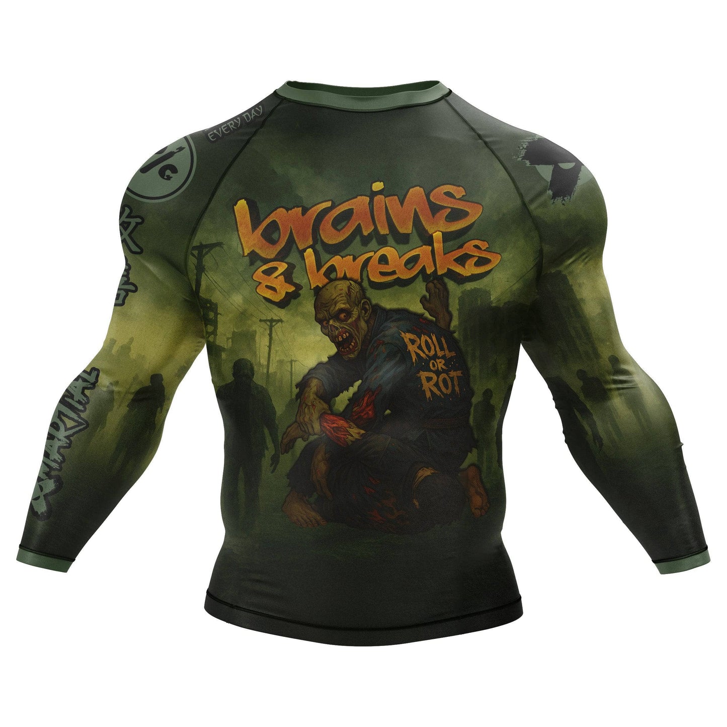 NecroRoll BJJ Rash Guard - Misc image 1